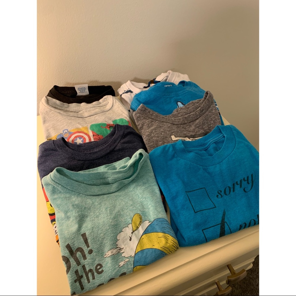 8 boys shirts 2T